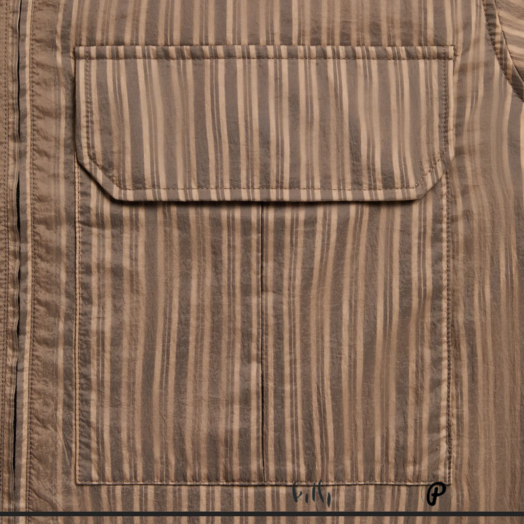 Kith Layered Stripe Raj Hooded Jacket Gobi 2026