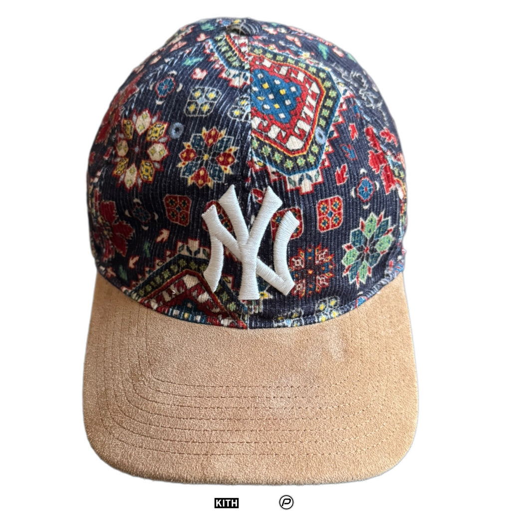 Kith & '47 For The New York Yankees Franchise LS With Printed Corduroy Fitted Cap 'Ink' 2023 (USED)