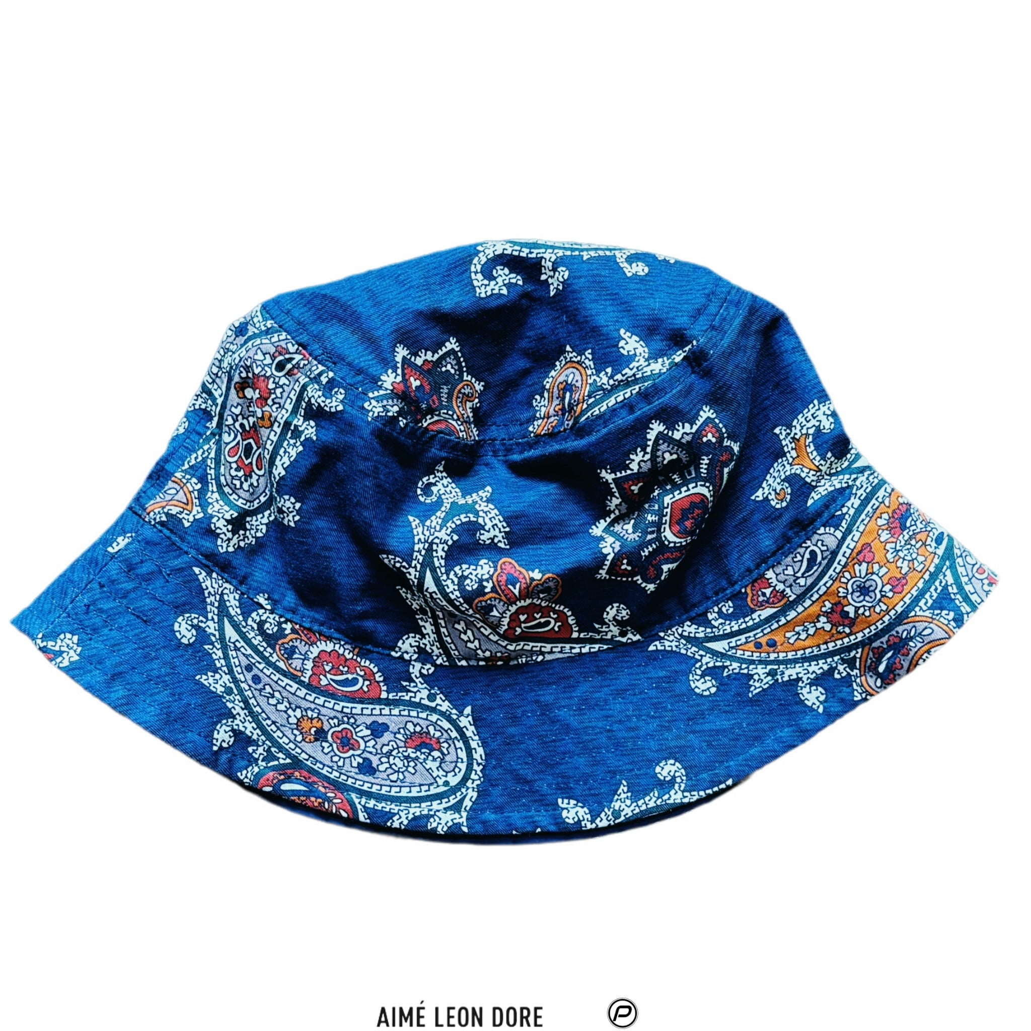 Kith Silk Cotton Paisley Reversible Bucket Hat 2021 (USED)