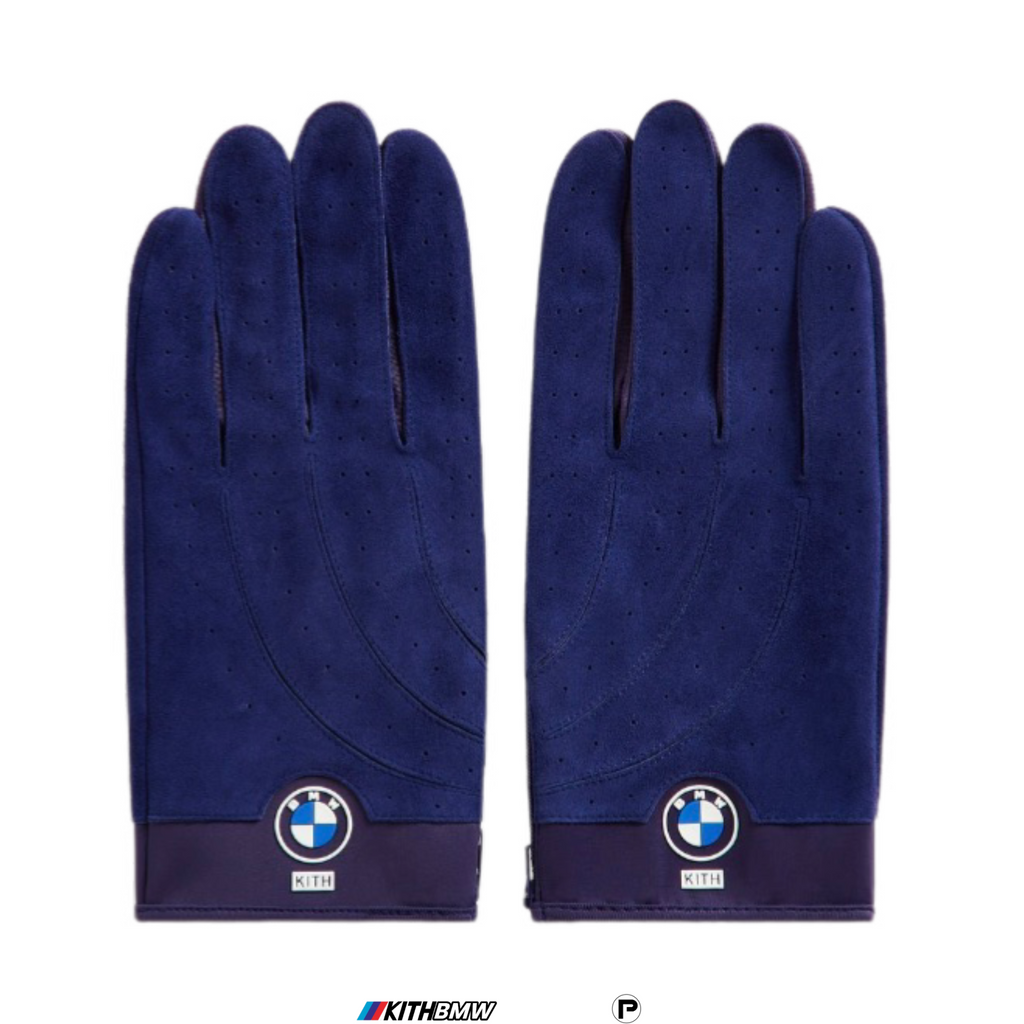 Kith for BMW Suede Driving Gloves Techno Violet