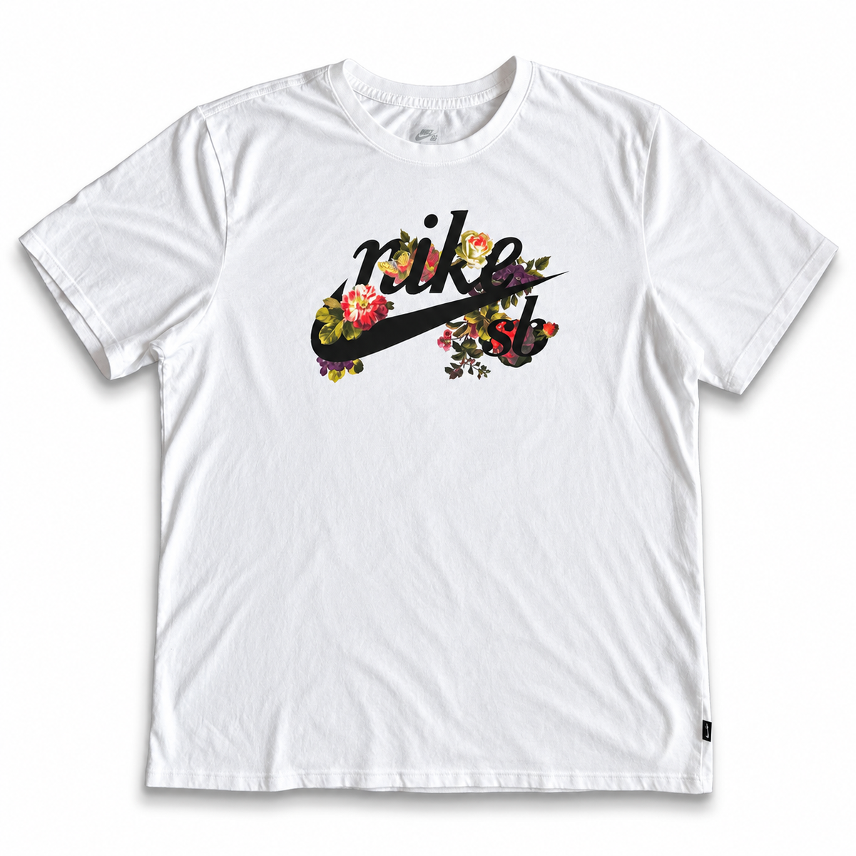 Nike SB Rose Pack Floral Shirt White 2021 (USED)