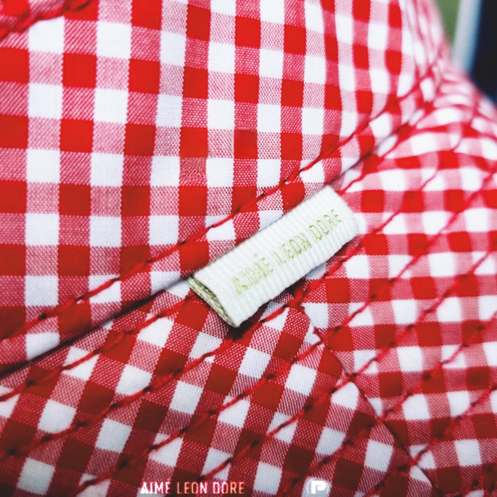Aime Leon Dore Gingham Plaid Bucket Hat 2016 (USED)