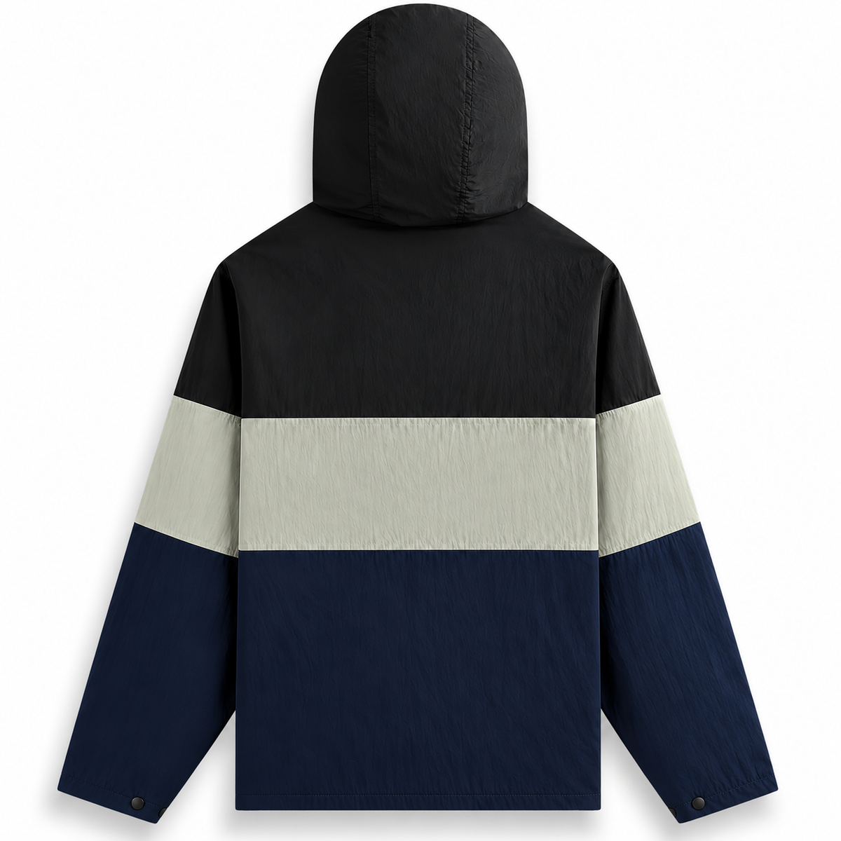 Kith Paper Nylon Caleb Anorak Pullover Black 2024