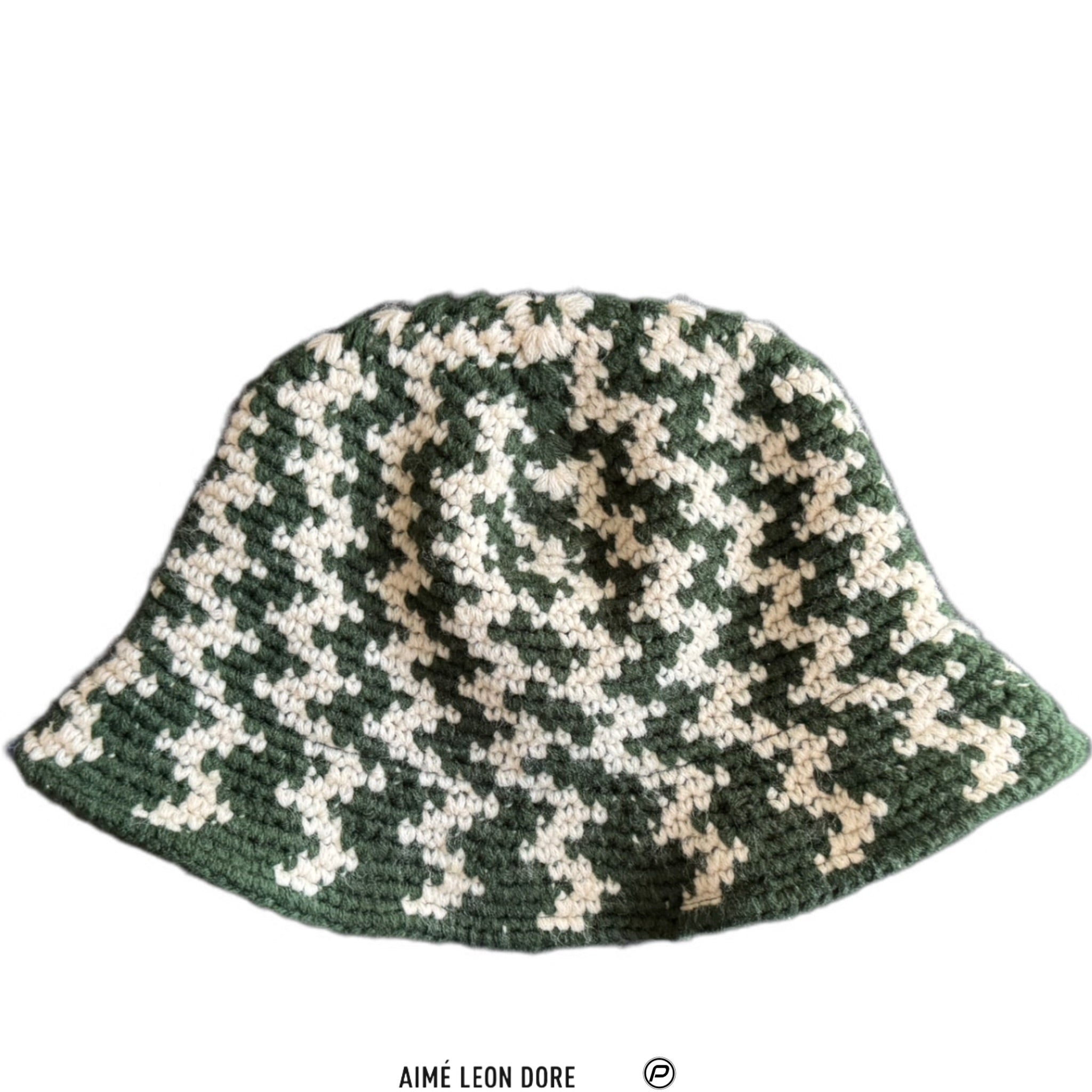 Aimé Leon Dore Crochet Bucket Hat Pristine/Green 2024 (USED)