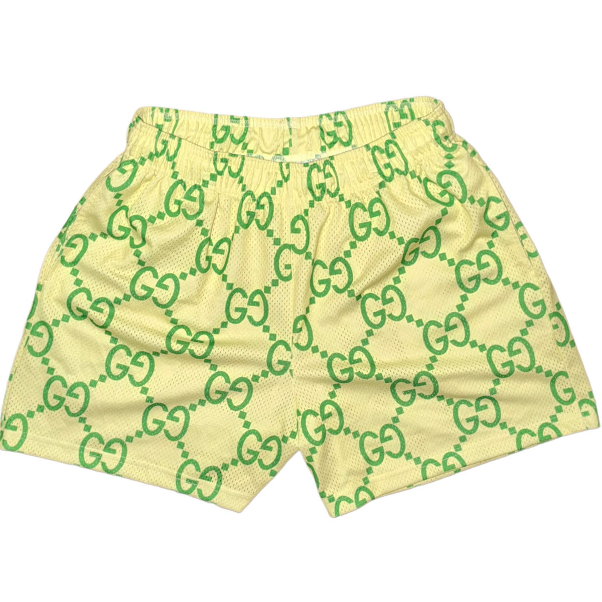 Bravest Studios Gucci-Inspired Mesh Monogram Shorts Sprite 2021 (USED)