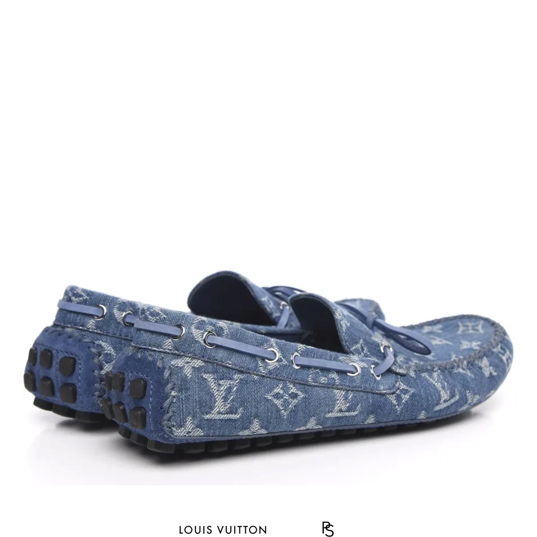 Louis Vuitton Denim Monogram Arizona Moccasin 2019 (USED)