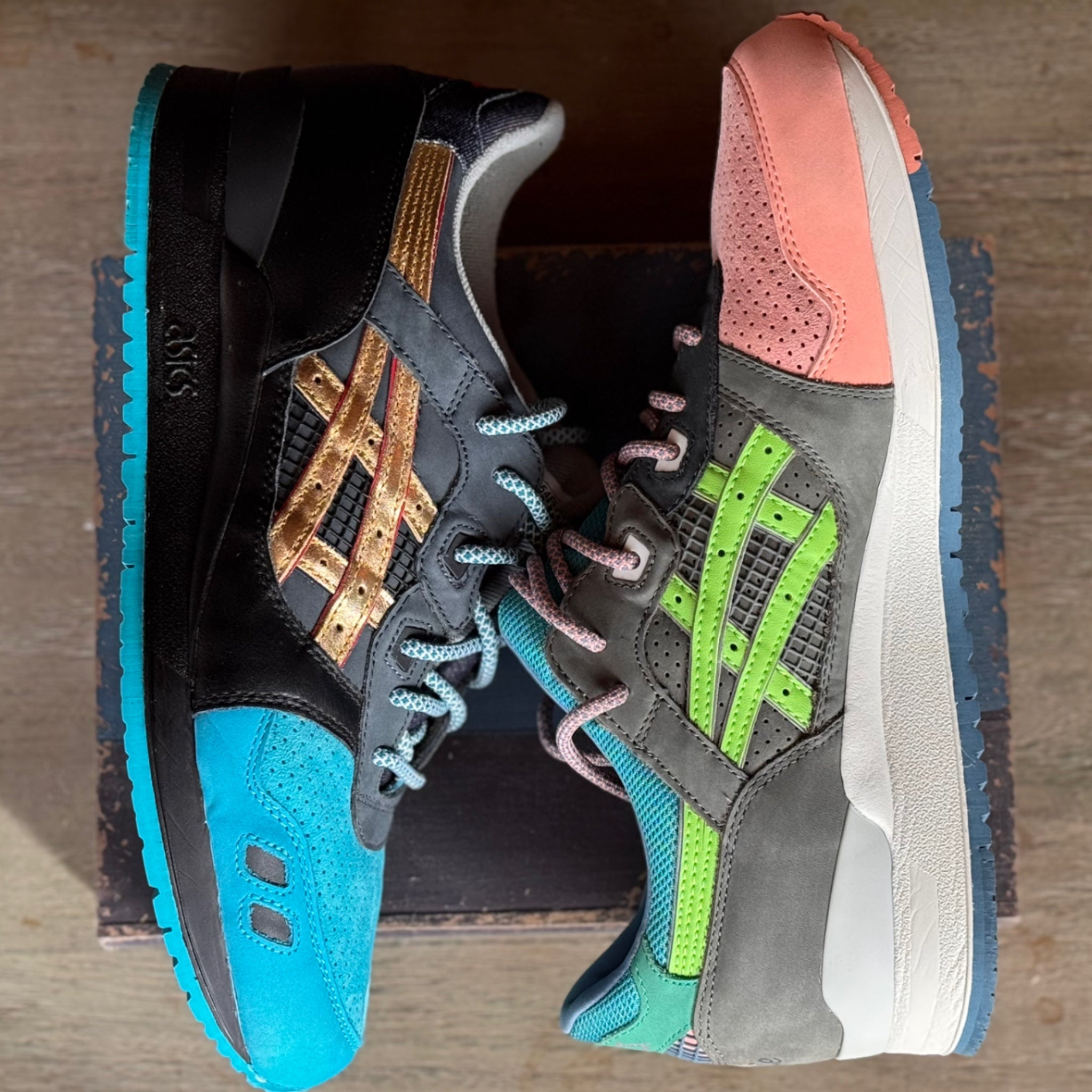 Kith Ronnie Fieg ASICS Gel Lyte 3 Homage Special Box 2015 (USED)