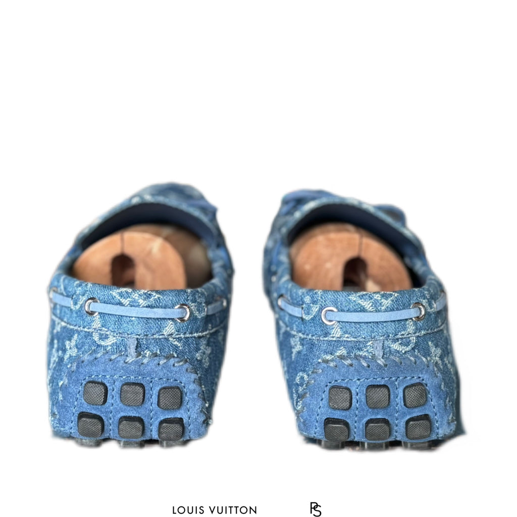 Louis Vuitton Denim Monogram Arizona Moccasin 2019 (USED)