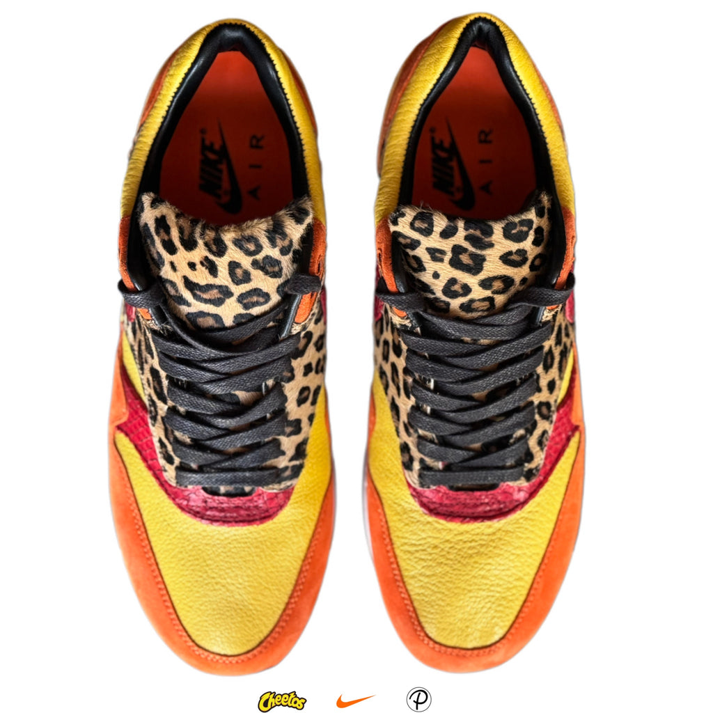 Nike Air Max 1 Cheetos Chester The Cheetah Custom 2019 (USED)