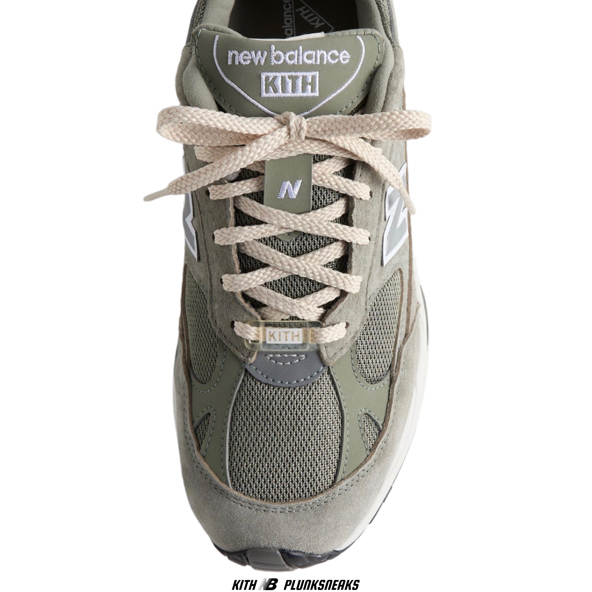 Kith 101 New Balance 991v1 MiUK Vetiver 2026