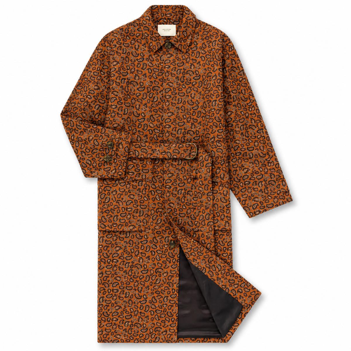 Aimé Leon Dore Belted Topcoat 'Leopard Paisley' 2023