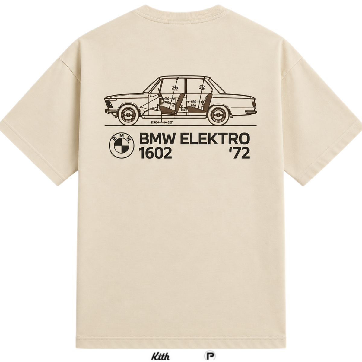 Kith for BMW 1602 Elektro Schematic Pocket Tee 2026