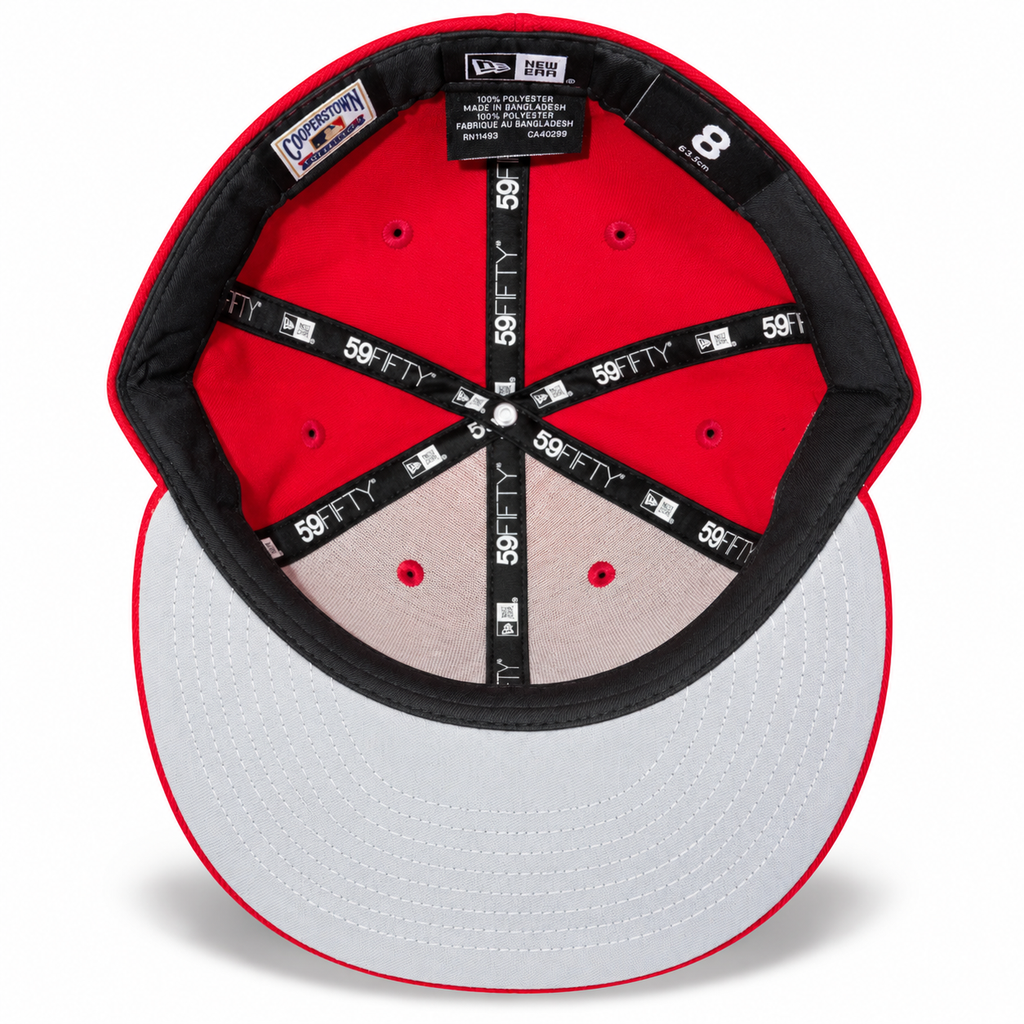 New Era Chicago Cubs Wrigley Field 100th Anniversary 59FIFTY Fitted Hat Red 2022