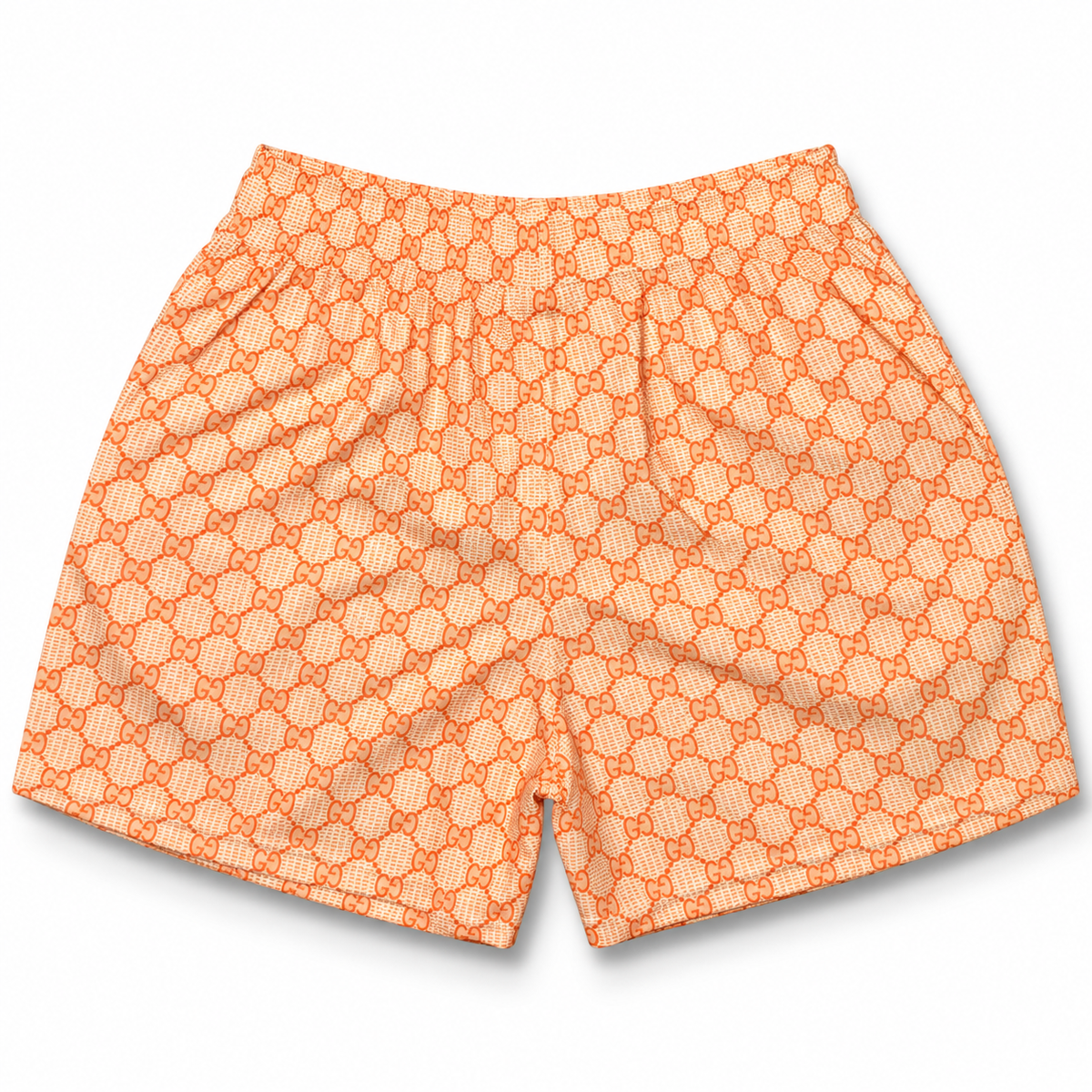 Bravest Studios Gucci-Inspired Mesh Shorts Monogram Creamsicle 2020 (USED)