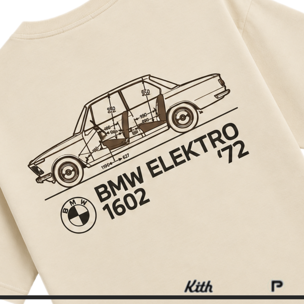 Kith for BMW 1602 Elektro Schematic Pocket Tee 2026