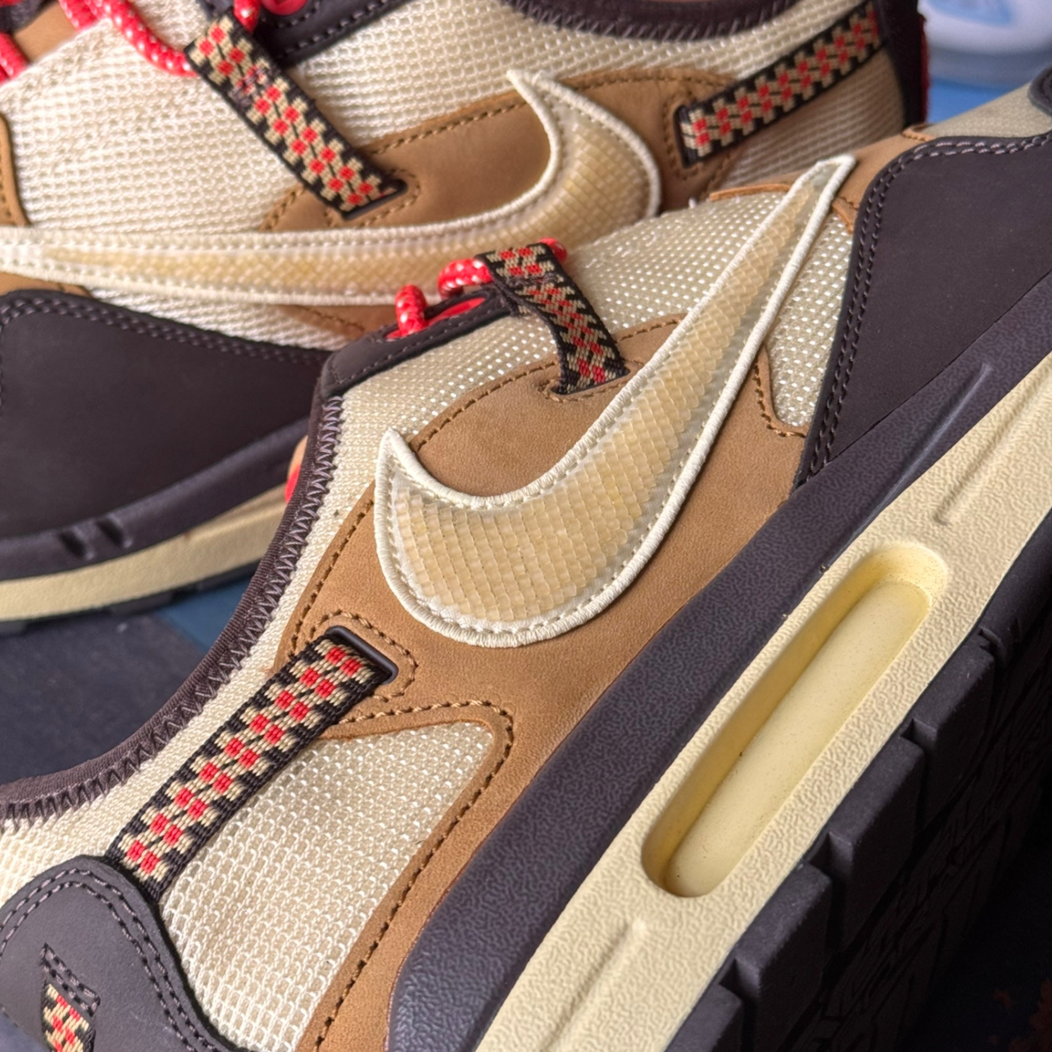 Travis Scott Nike Air Max 1 Baroque Brown 2022 (USED)