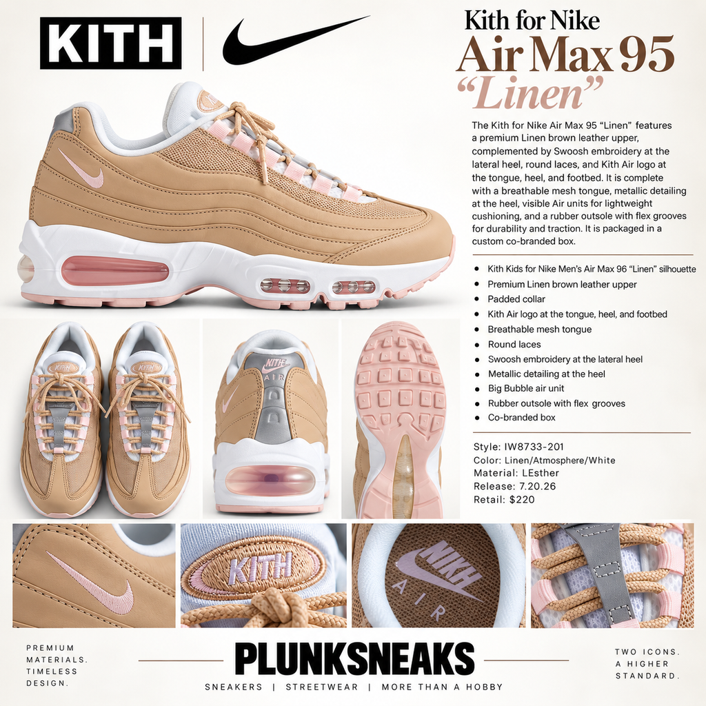 Kith & Nike Air Max 95 OG Big Bubble Linen Pre-Order (Men’s) 2026