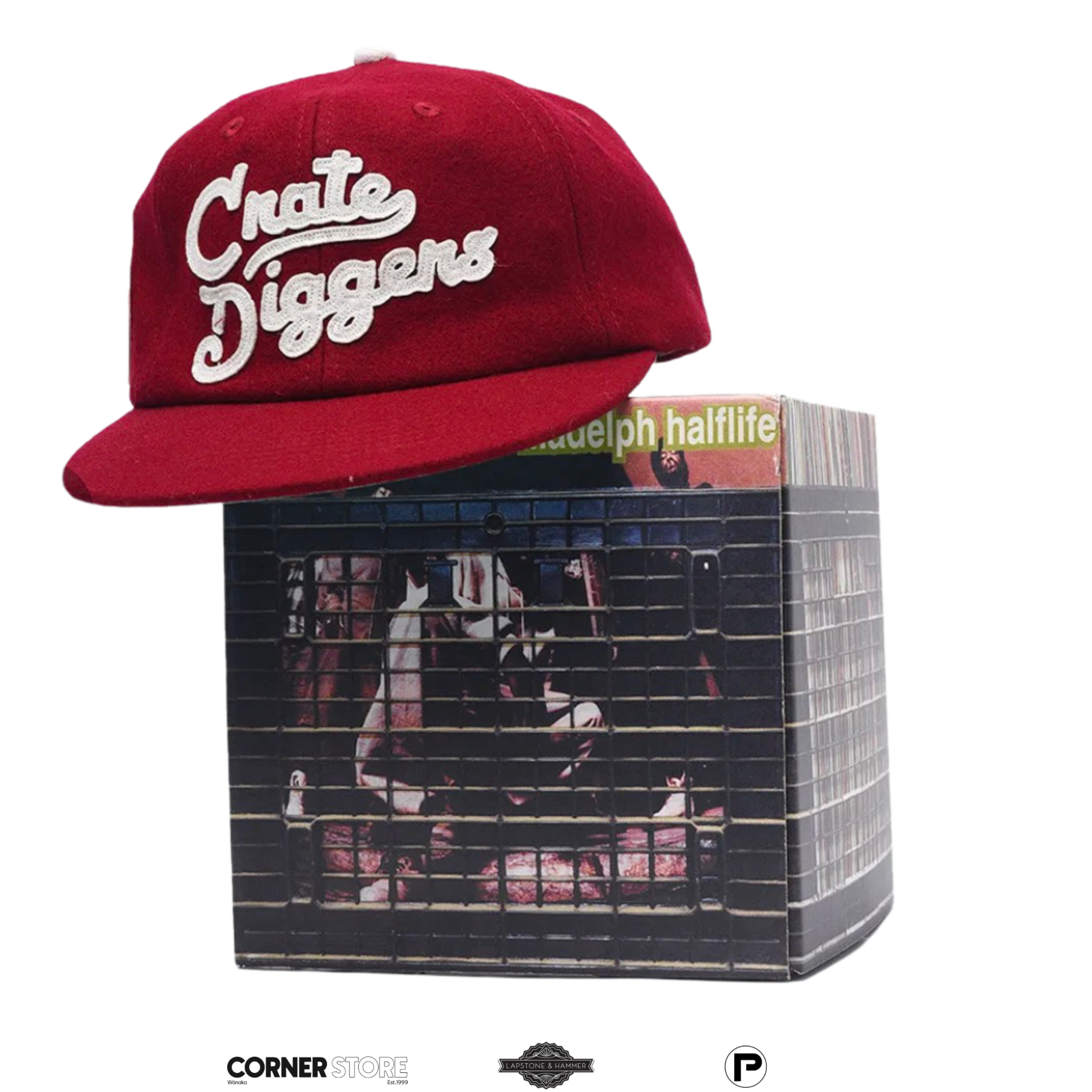 Lapstone & Hammer x Corner Store Crate Diggers Philly Unstructured 6-Panel Cap