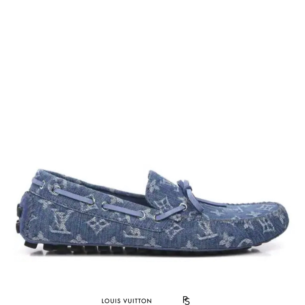 Louis Vuitton Denim Monogram Arizona Moccasin 2019 (USED)