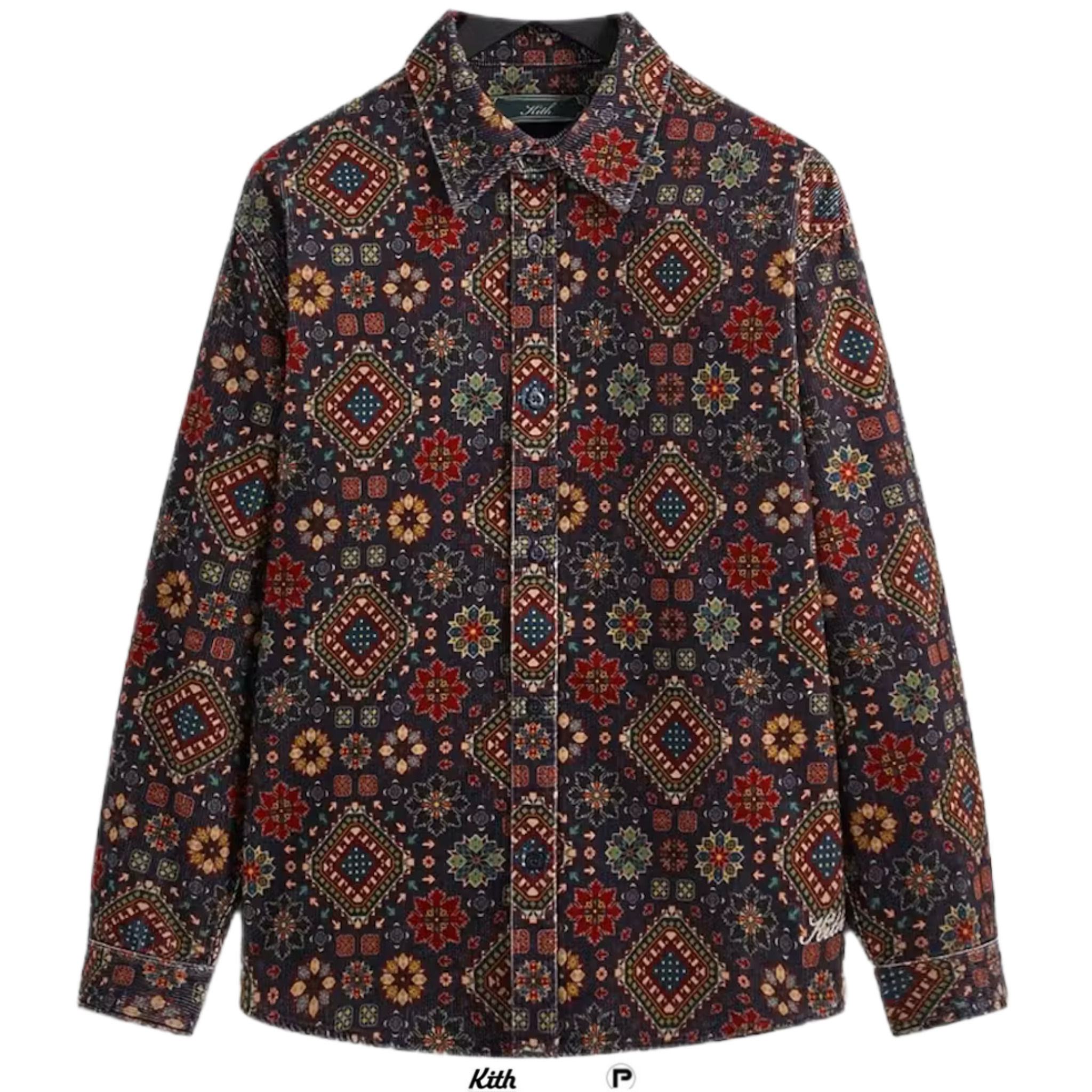 Kith Printed Wide Wale Cord Apollo Shirt 2023 (USED)