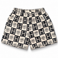 Bravest Studios Hermès-Inspired Mesh Monogram Shorts Cream Black 2022 (USED)