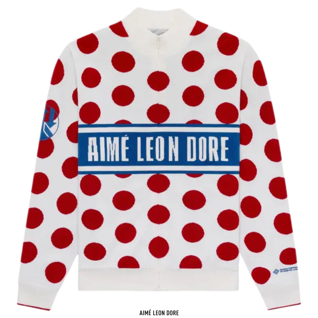 Aime Leon Dore GORE-TX WINDSTOPER Polka Dot Cycling Jersey