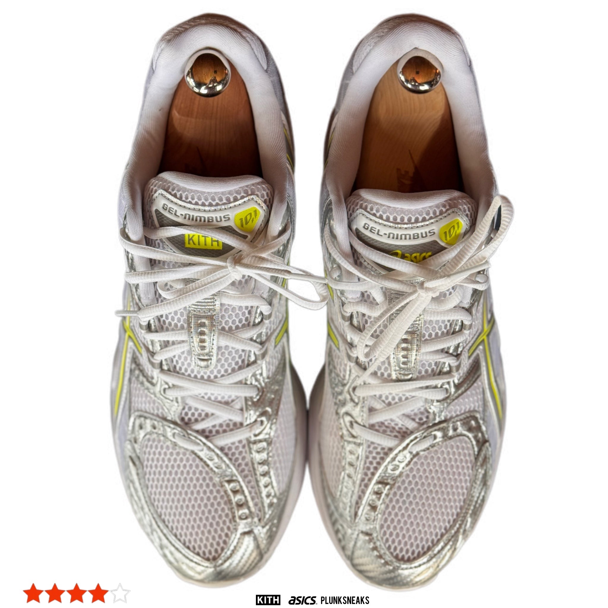 Kith ASICS GEL Nimbus 10.1 White Pure Silver (USED)