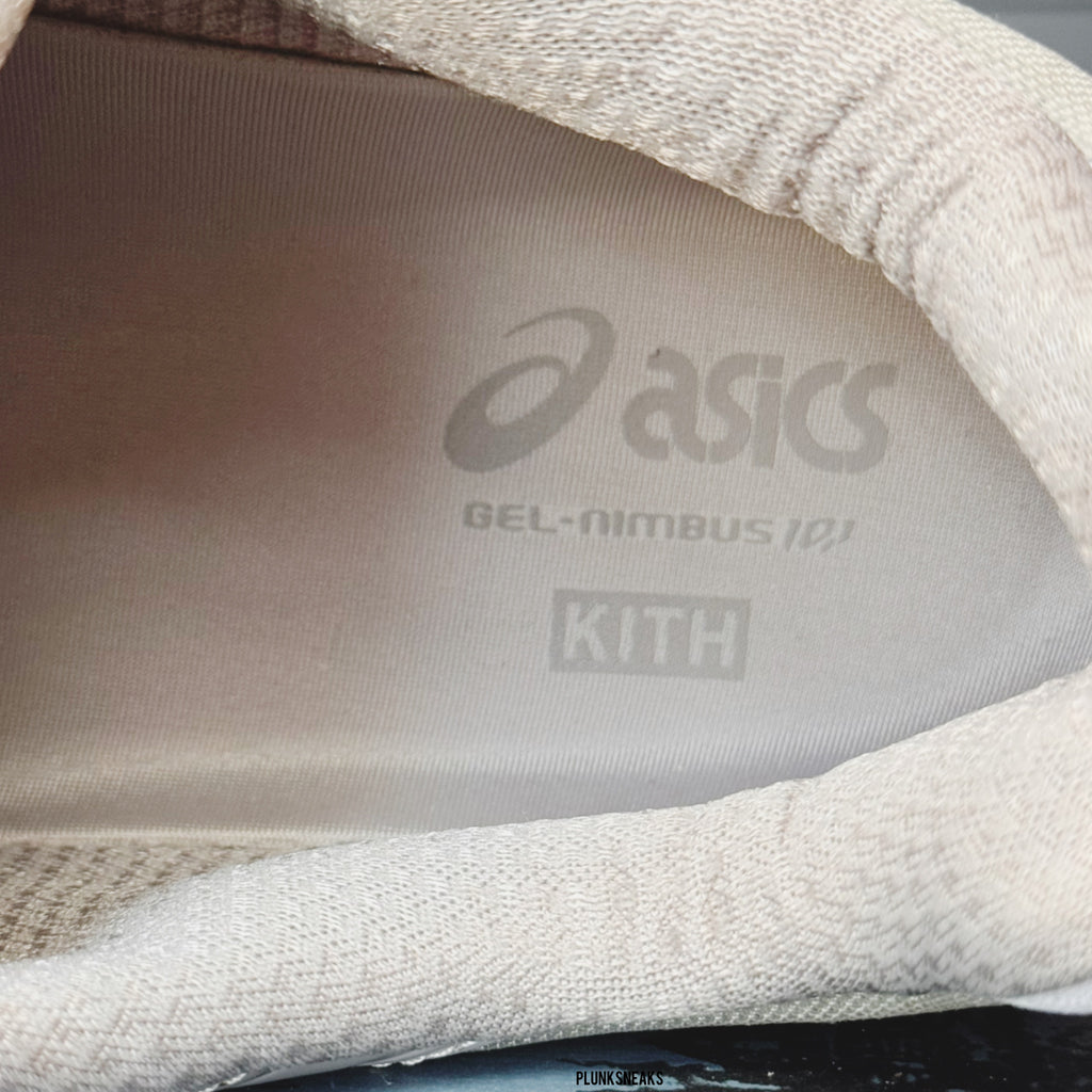 Kith ASICS GEL Nimbus 10.1 White Morganite (USED)