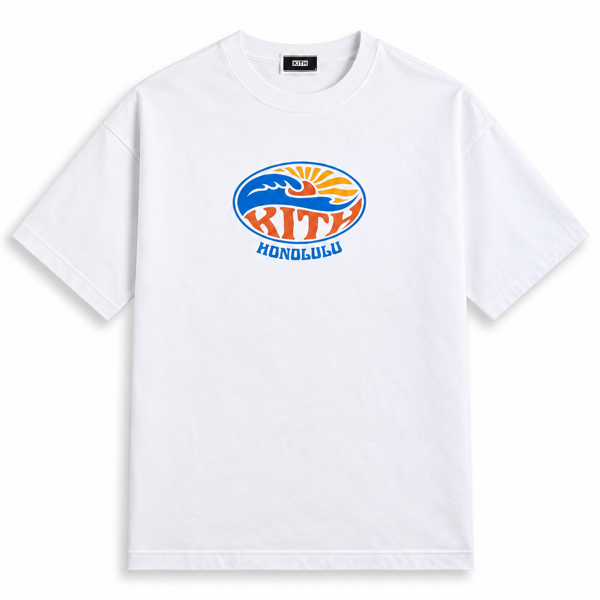 Kith Hawaii Frontside Surf Tee White | Store Exclusive 2026