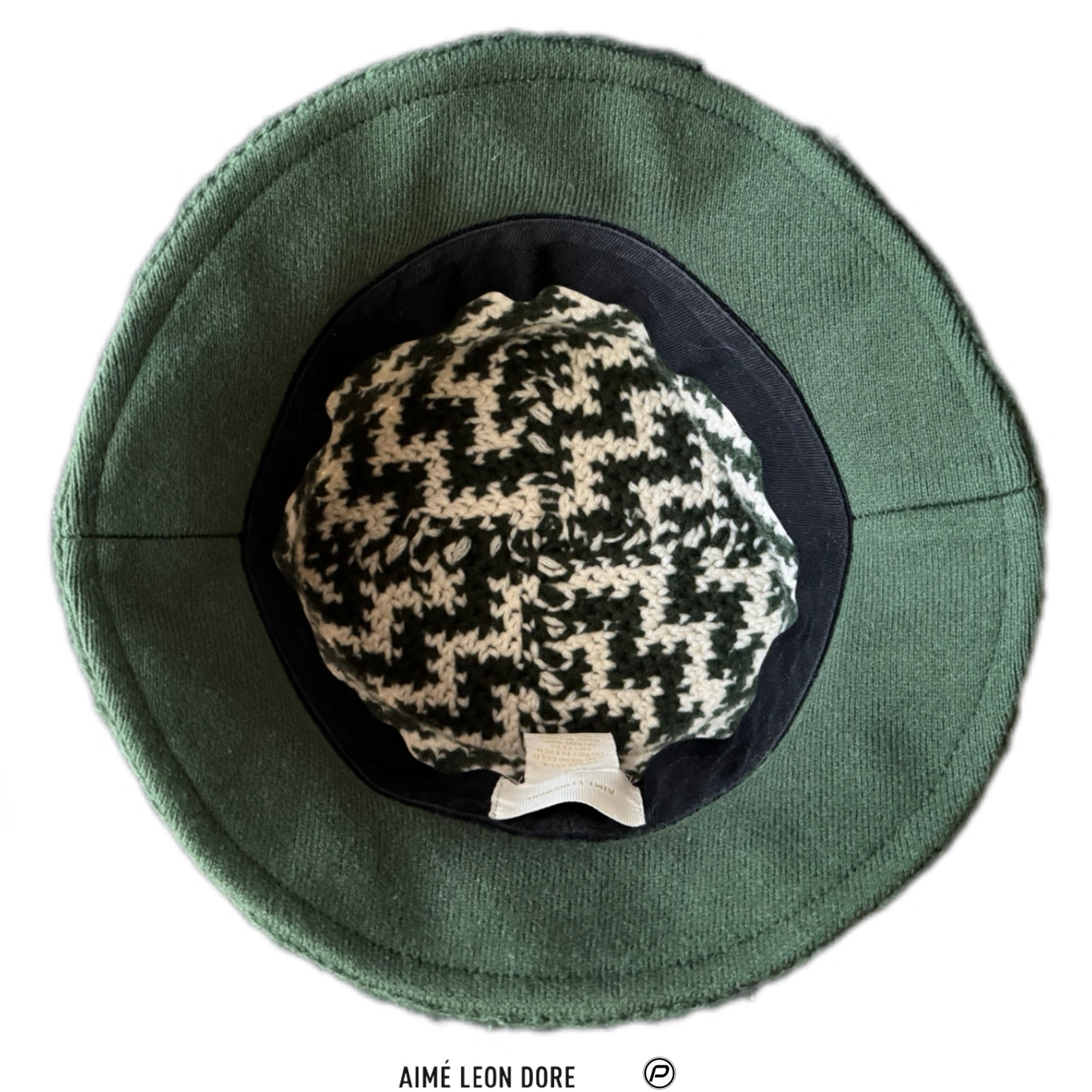Aimé Leon Dore Crochet Bucket Hat Pristine/Green 2024 (USED)