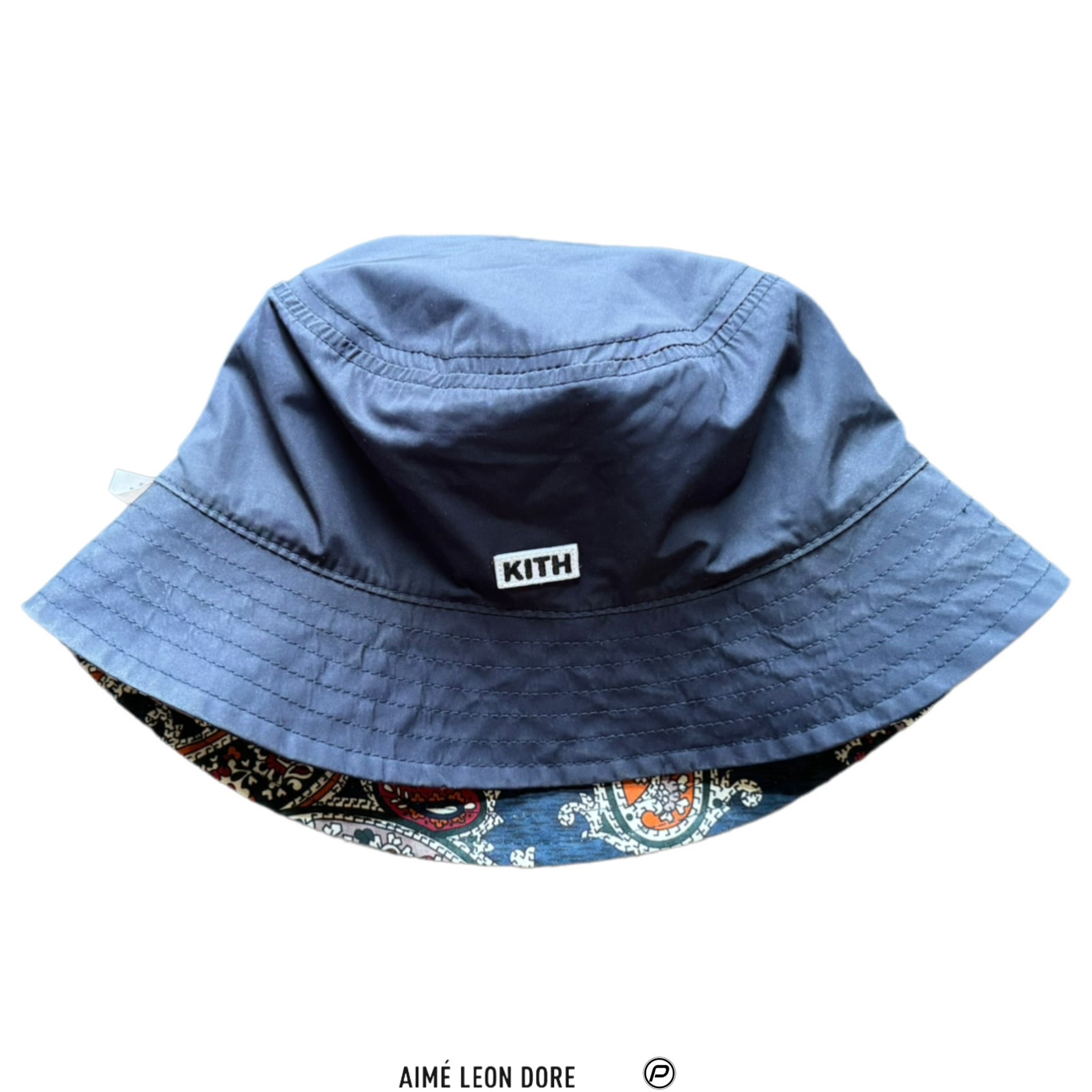 Kith Silk Cotton Paisley Reversible Bucket Hat 2021 (USED)
