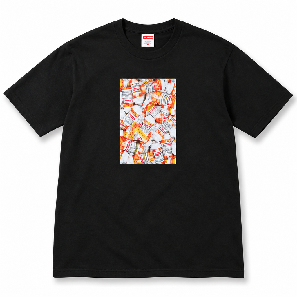 Supreme Pills Tee Black 2026