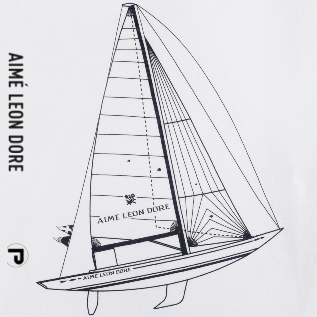Aimé Leon Dore Marina Tee Bright White