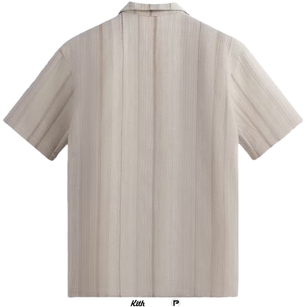 Kith Multi Stitch Thompson Camp Collared Shirt 2023 (USED)