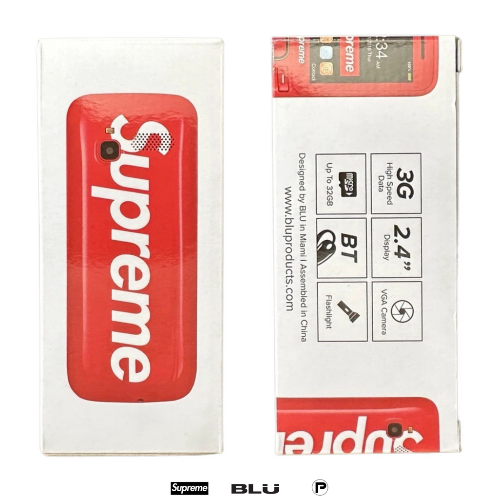 Supreme BLU Burner Phone Red 2019