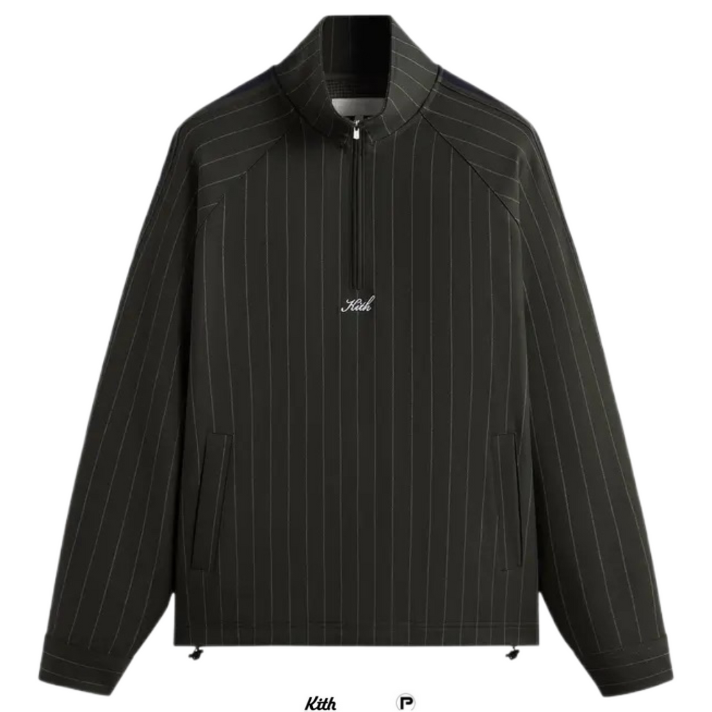 Kith Double Weave Riley Quarter-Zip Pullover Stadium 2024