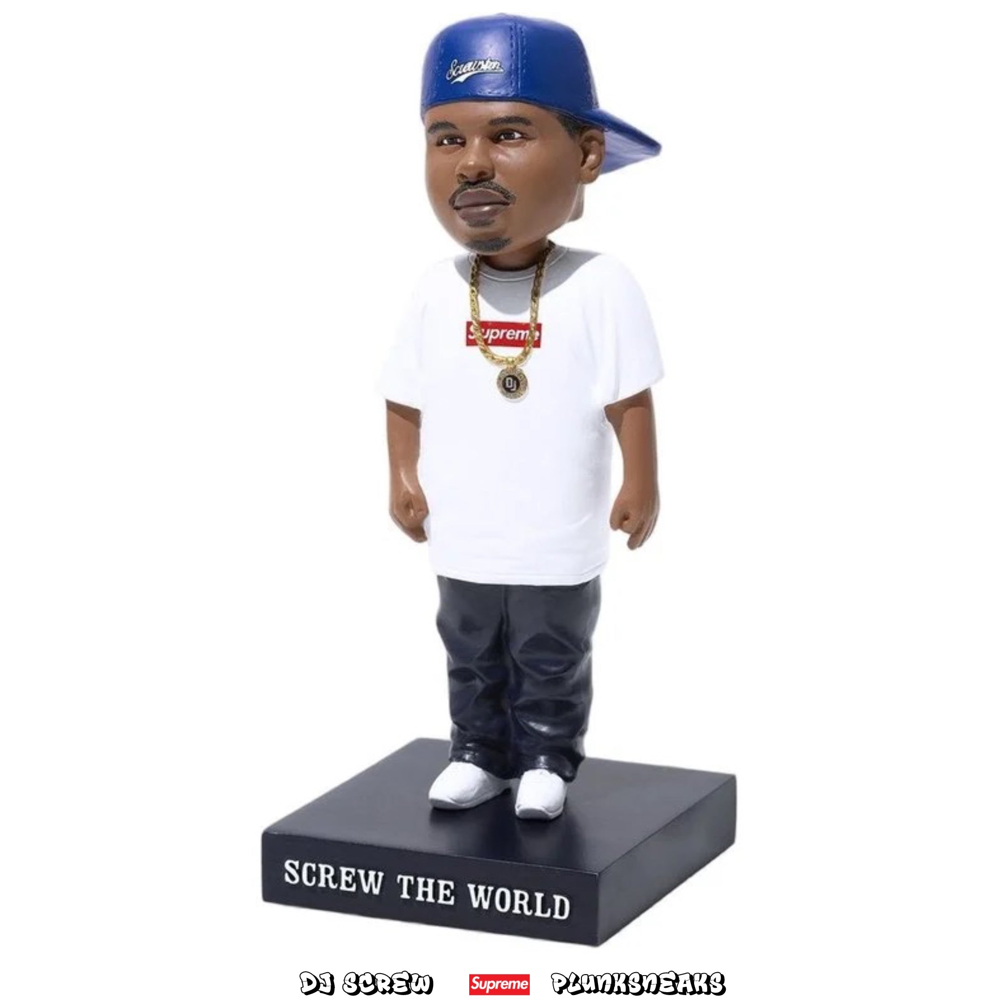 Supreme x DJ Screw Screw The World Bobblehead