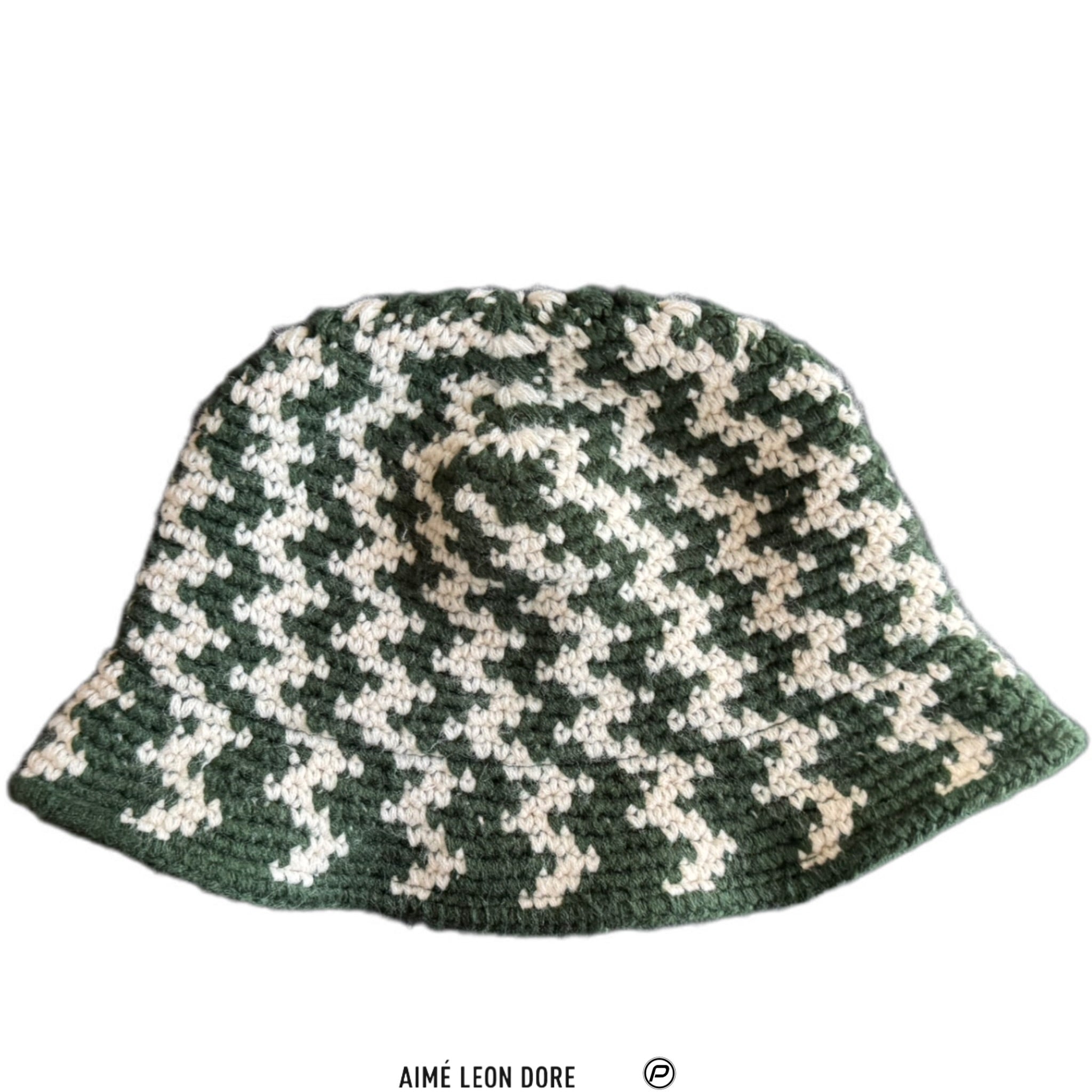 Aimé Leon Dore Crochet Bucket Hat Pristine/Green 2024 (USED)