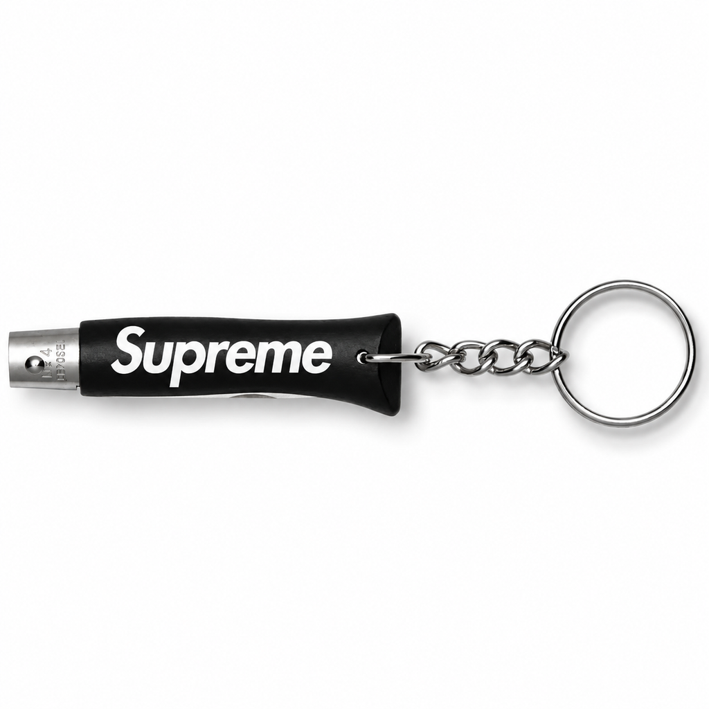 Supreme Opinel No.4 Knife Keychain Black 2025