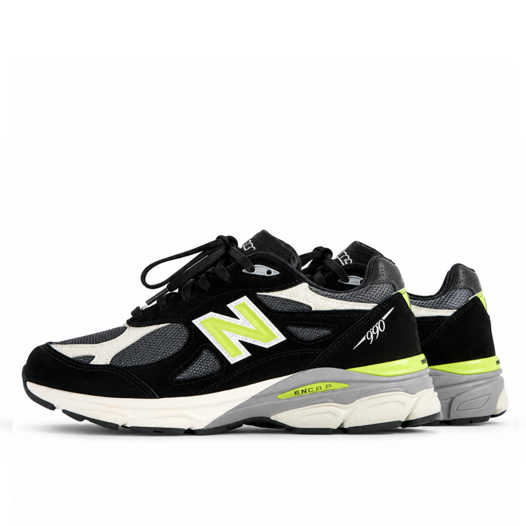 Kith & United Arrows & Sons New Balance 990v3 MiUSA Black 2026