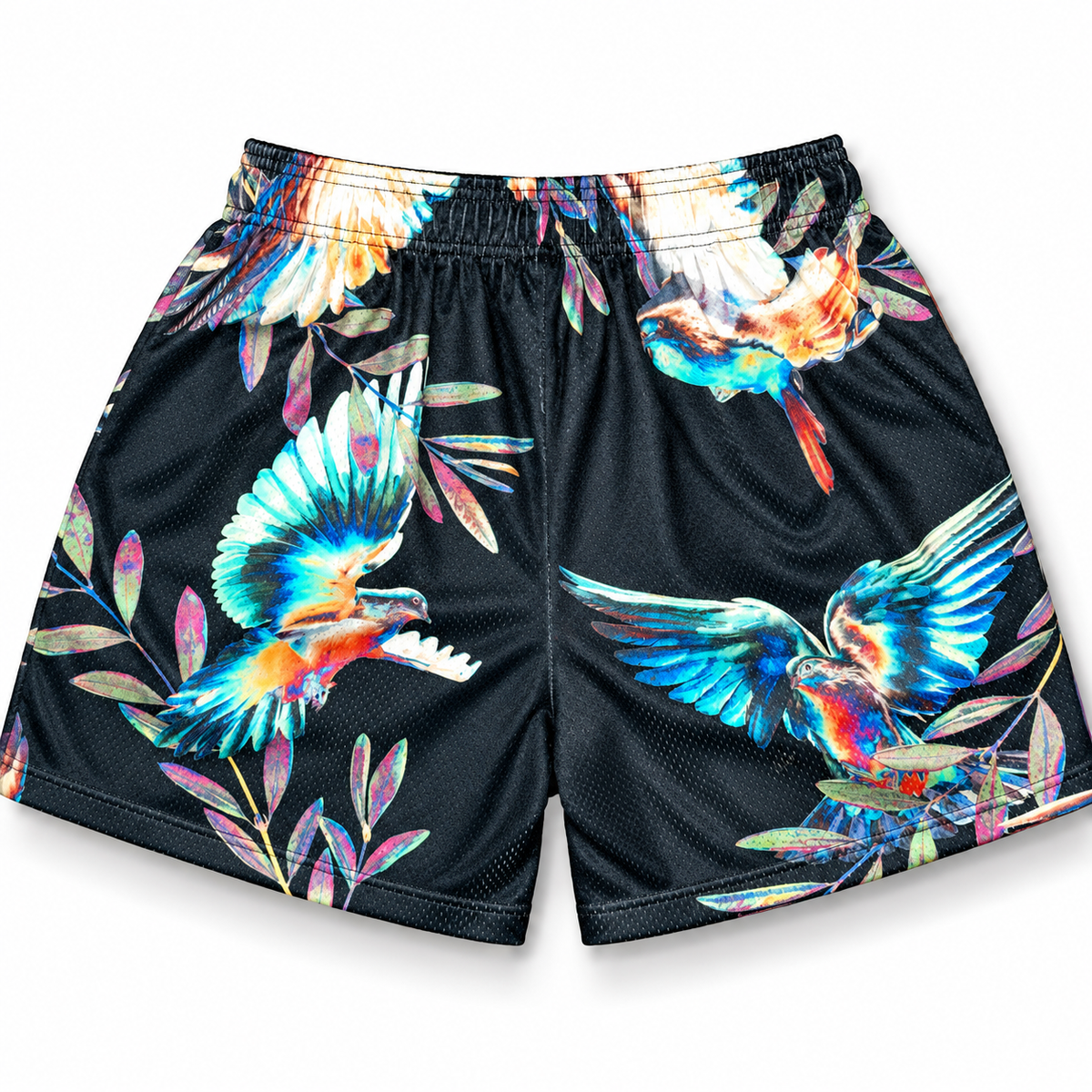 Bravest Studios Birds of Paradise Mesh Shorts Black 2022