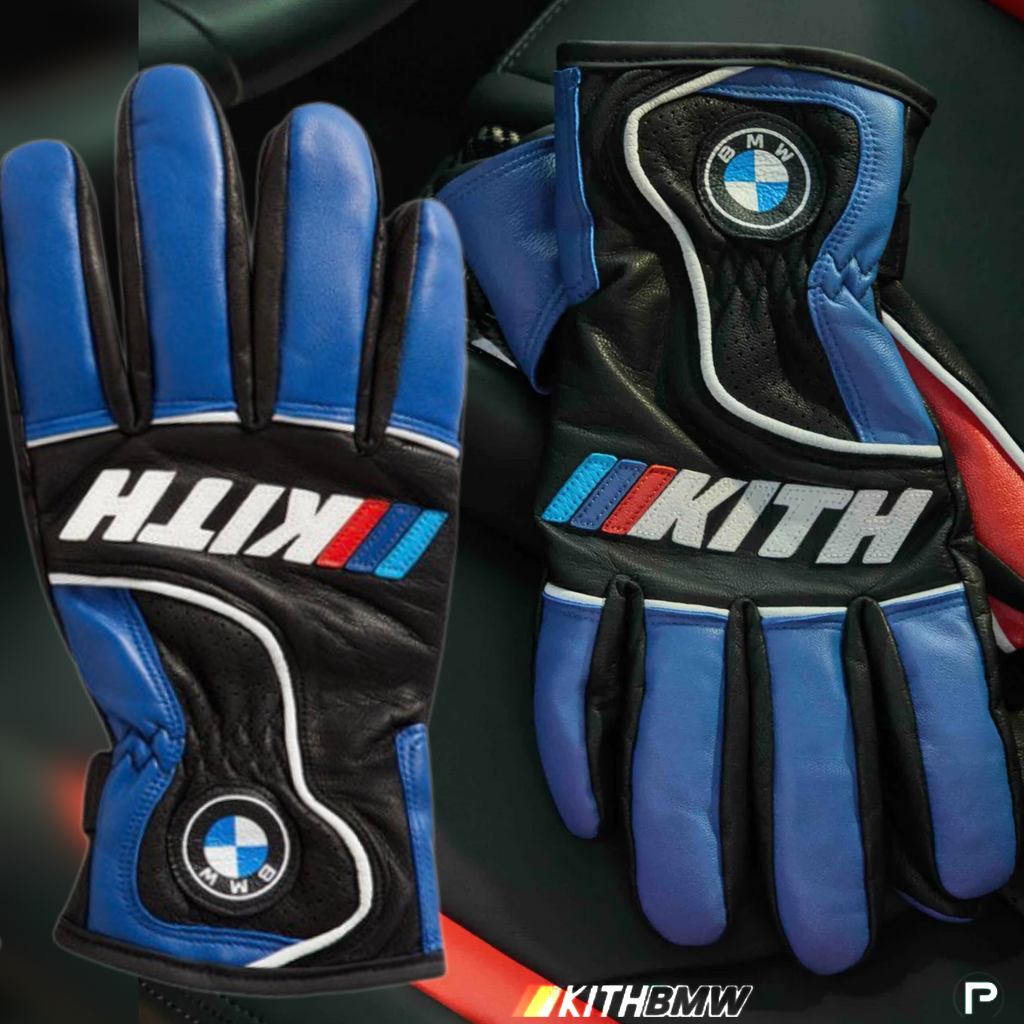 Kith for BMW Moto Driving Gloves Multicolor