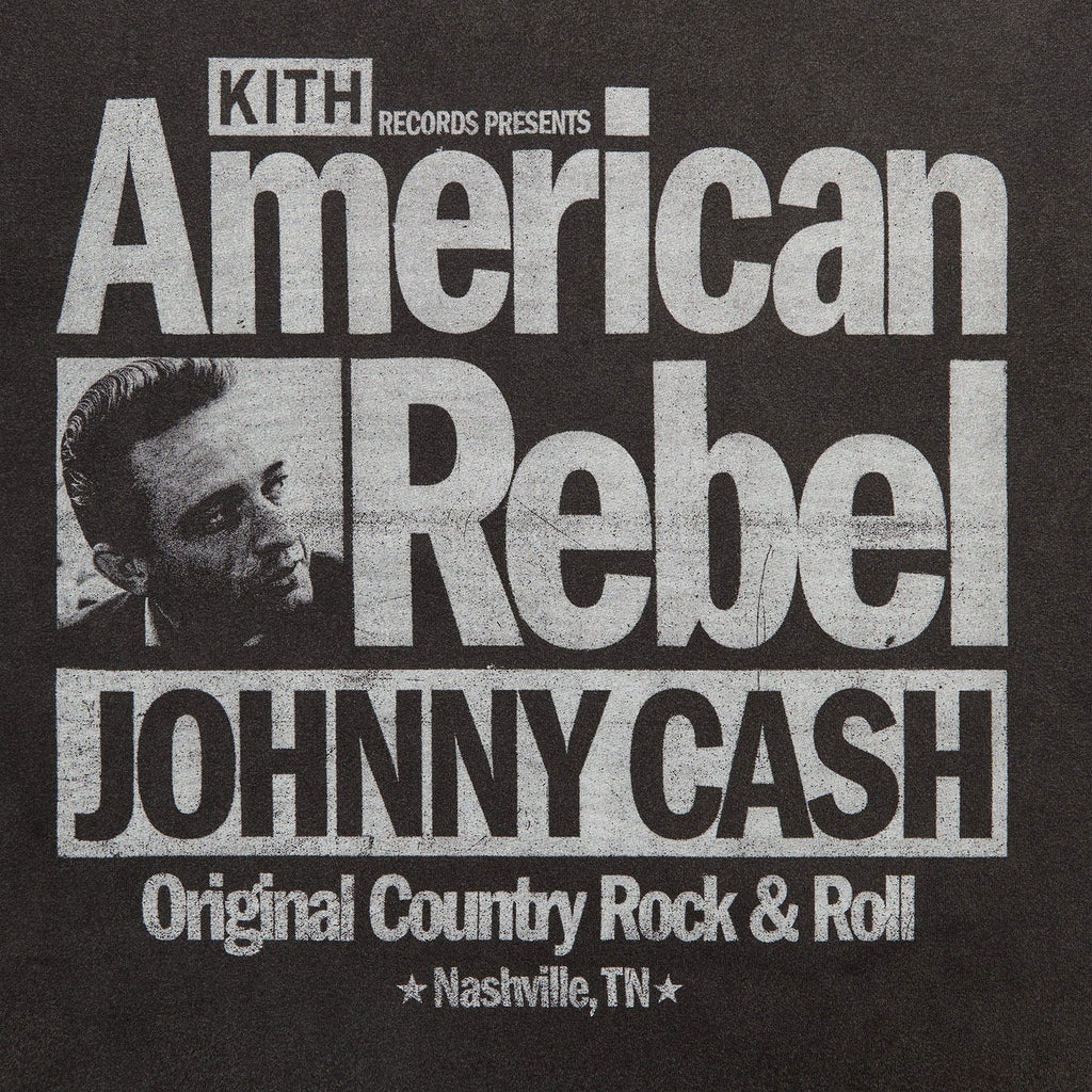 Kith Records for Johnny Cash American Rebel Vintage Tee | Store Exclusive