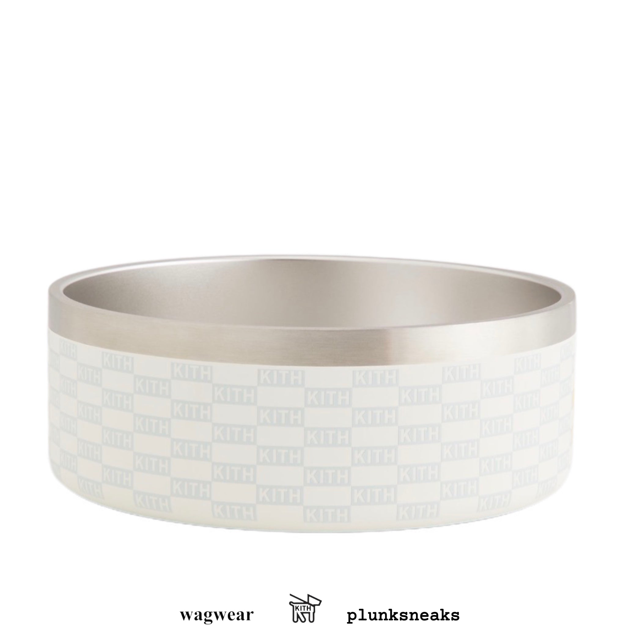 Kith for Wagwear Metal Pet Bowl