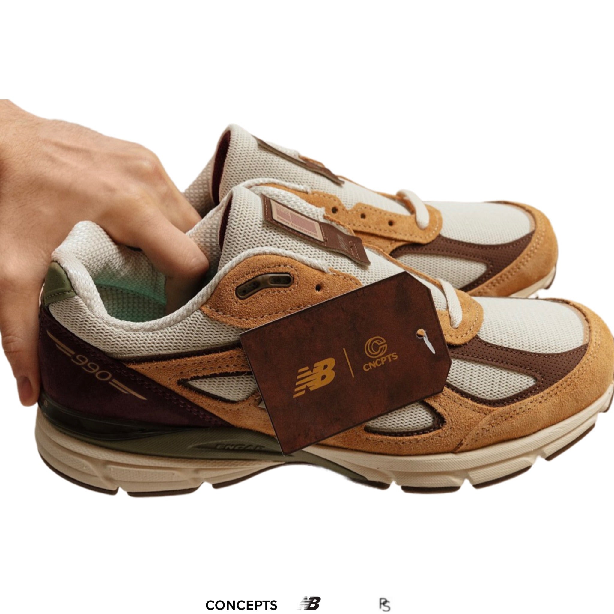 Concepts x New Balance 990v4 Patina