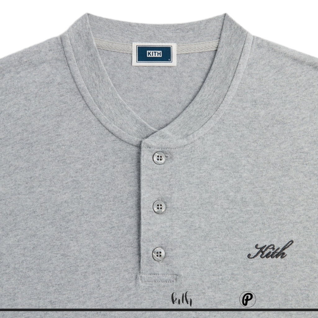Kith Huntington Tee Heather Grey 2026