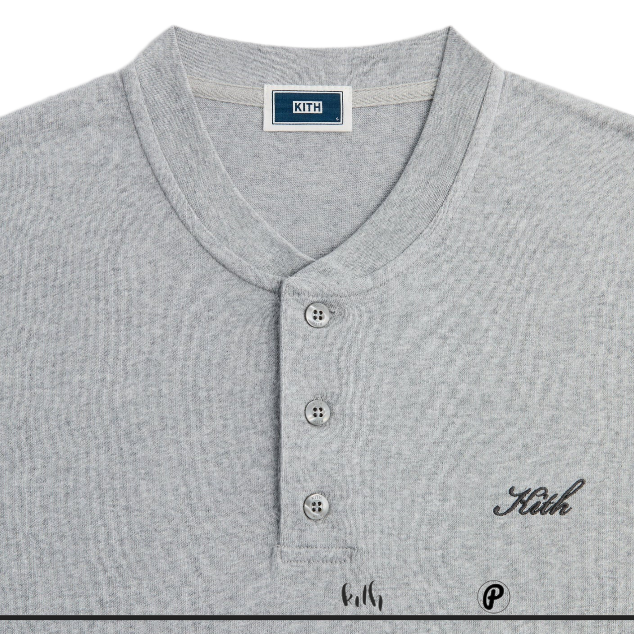 Kith Huntington Tee Heather Grey 2026