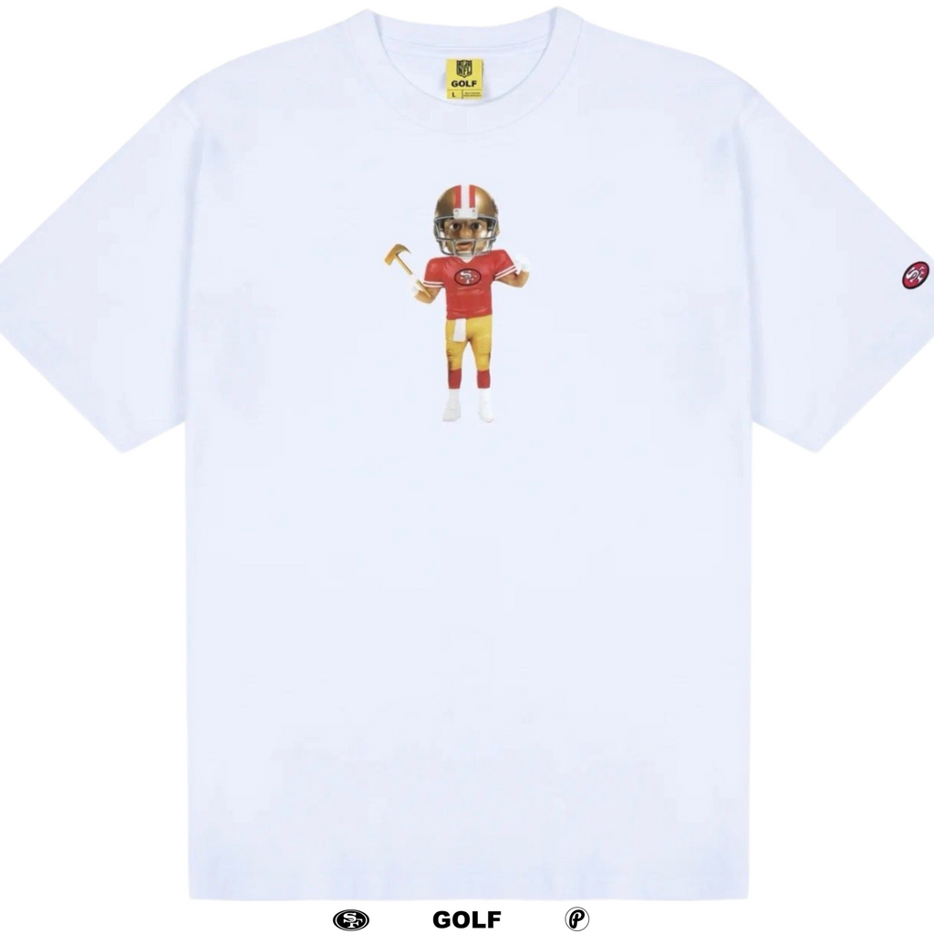 GOLF WANG Tyler The Creator San Francisco 49ers Bobblehead Tee White 2024