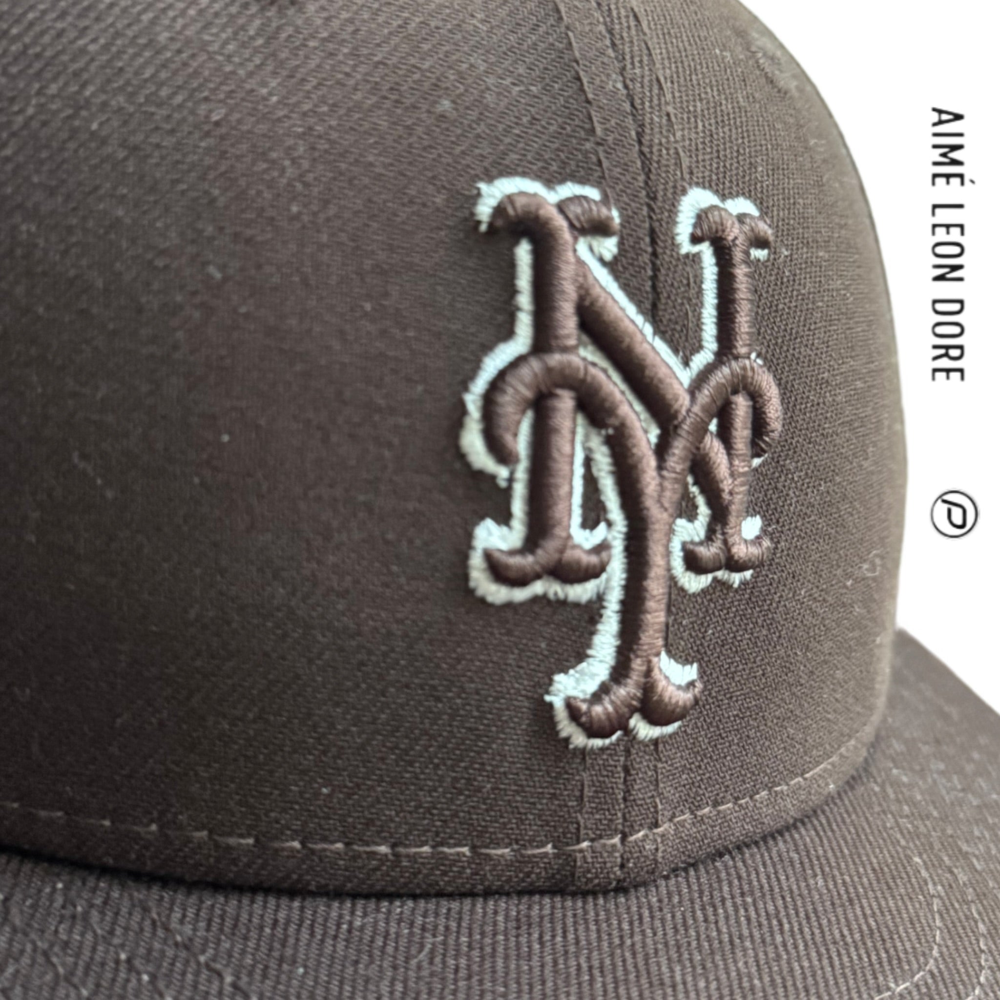 Aimé Leon Dore New Era New York Mets Fitted Hat Coffee Bean 2022 (USED)