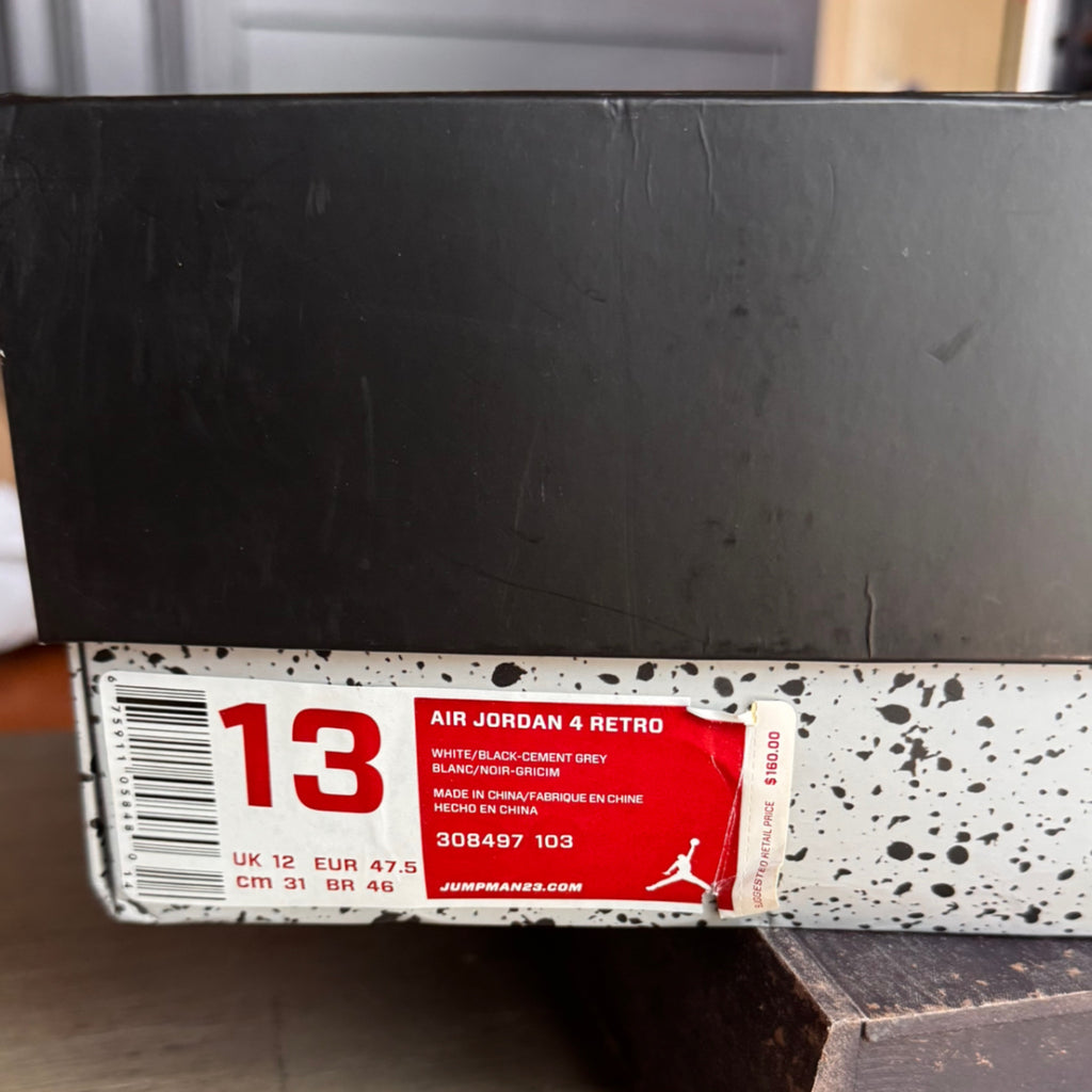Air Jordan 4 Retro White Cement 2012 (USED)